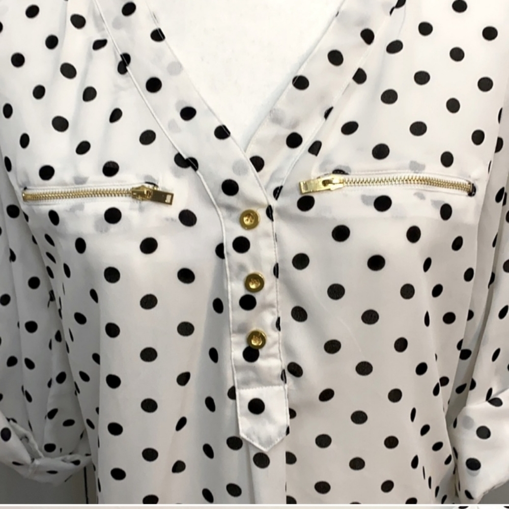 Rue 21 Polka Dot Sheer Blouse